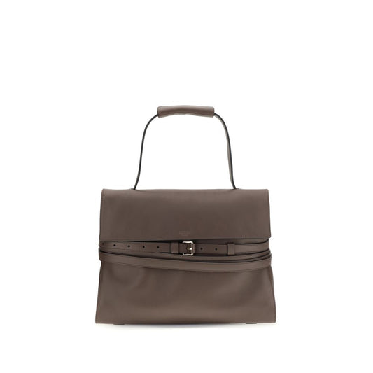 Brown Calf Leather Bos Taurus Handbag