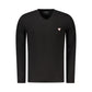 Black Cotton Men T-Shirt