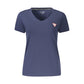 Blue Organic Cotton Women T-Shirt