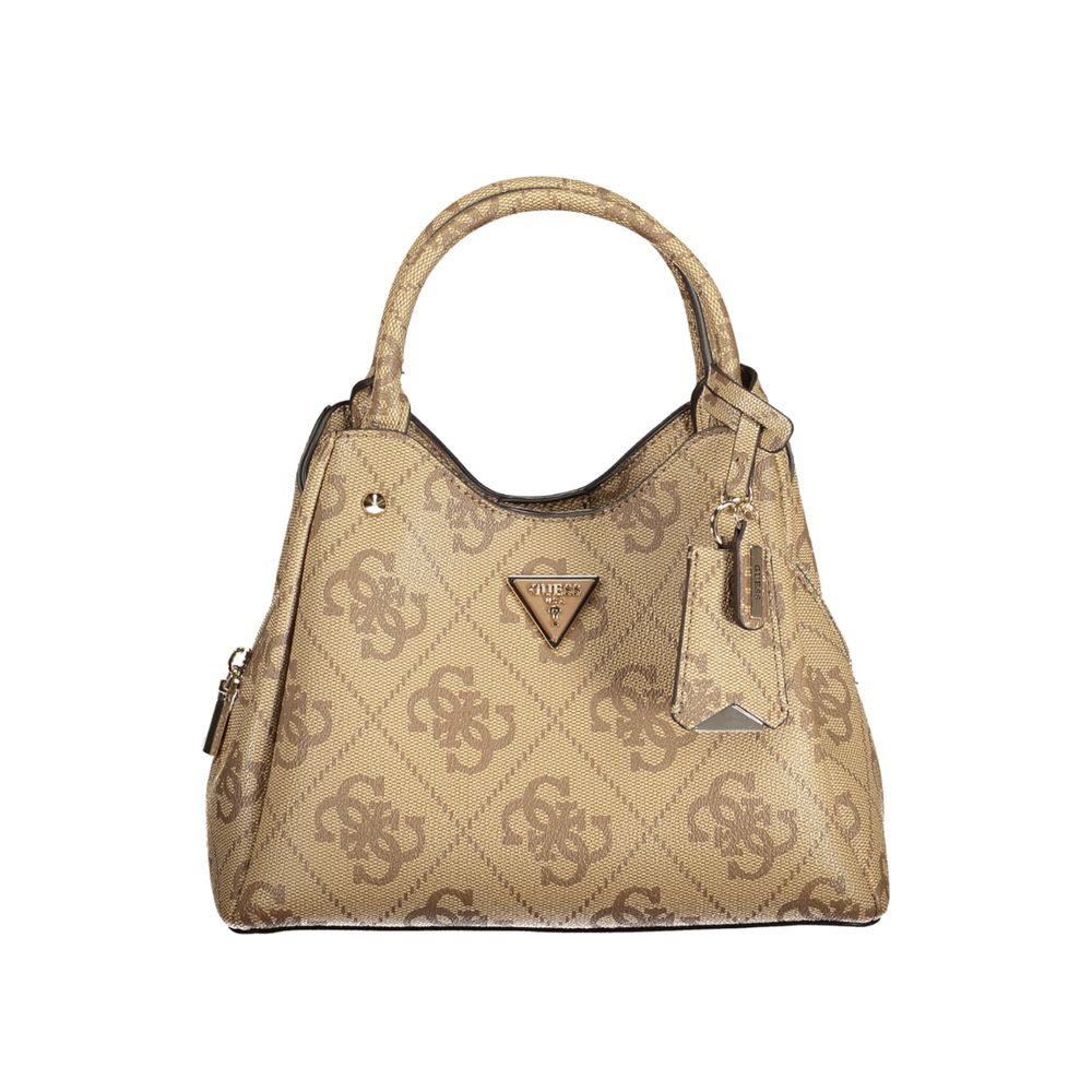 Beige Poliuretano Women Handbag