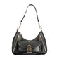 Black Polyurethane Women Handbag