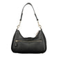Black Polyurethane Women Handbag