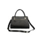 Black Polyurethane Women Handbag