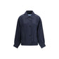 Blue Silk Coat