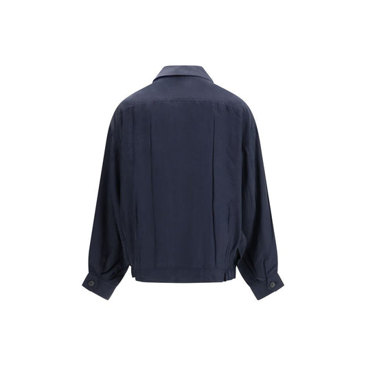 Blue Silk Coat