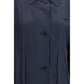 Blue Silk Coat