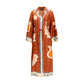 Multicolor Silk Casual Dress
