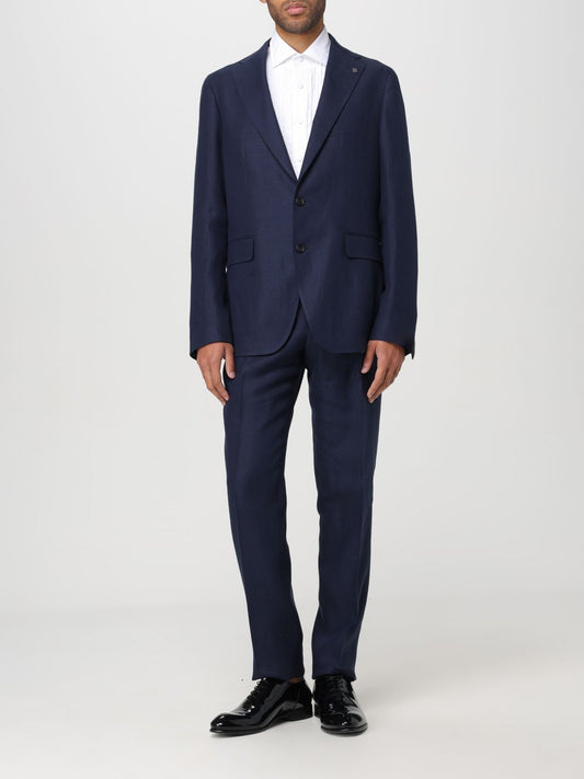 Multicolor Wool Two-Piece Suit