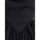Black Cotton Casual Dress