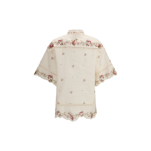 Beige Linen Shirt