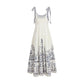 White Linen Casual Dress