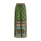 Multicolor Viscose Casual Pants