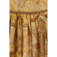 Bicolor Cotton Long Skirt