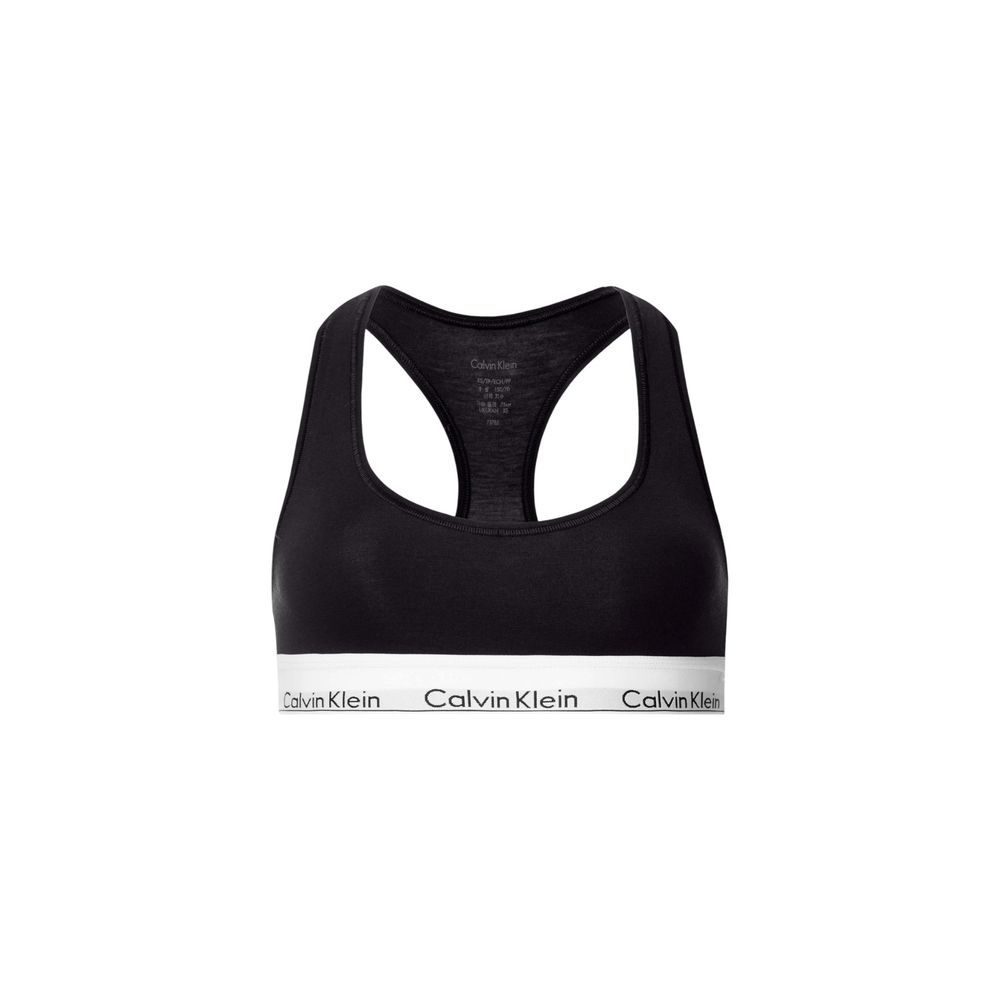 Black Cotton Bra