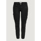 Black Cotton Skinny Pants