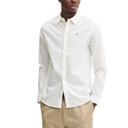 White Cotton Dress Shirt