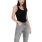 Black Cotton Tank Tops