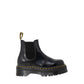 Black Leather Ankle Boots