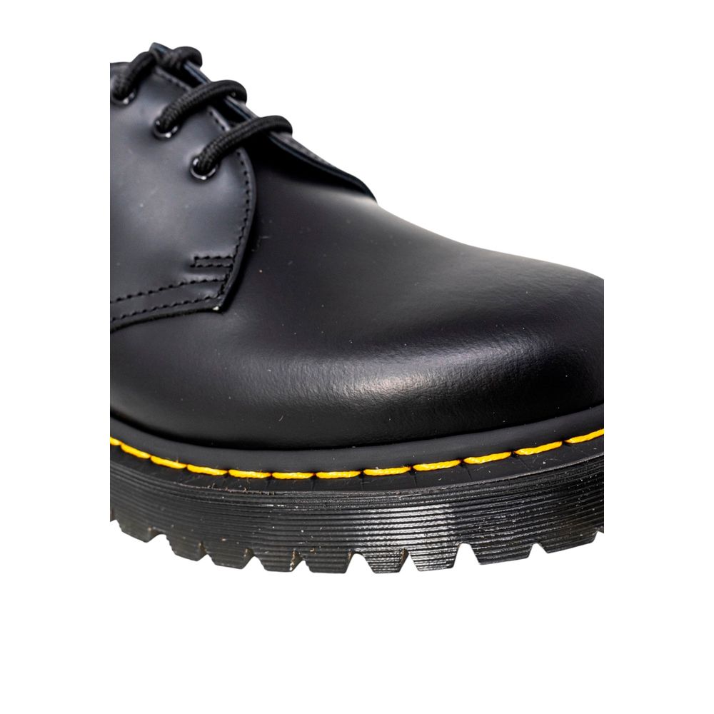 Black Leather Oxfords And Derbies