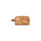 Beige Cotton Clutch Bag