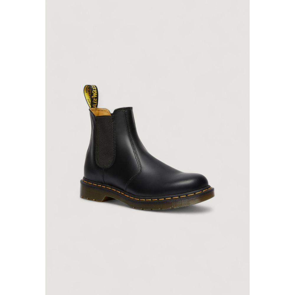 Black Leather Ankle Boots