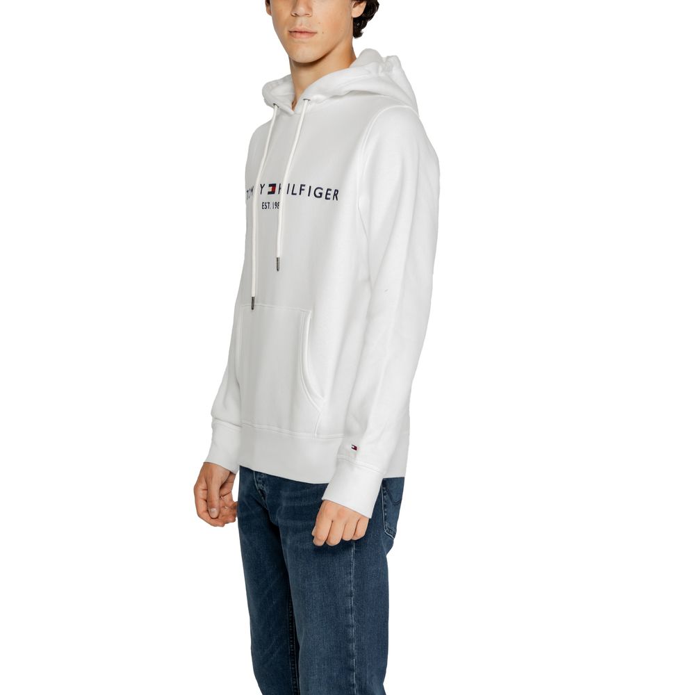 White Cotton Hoodie