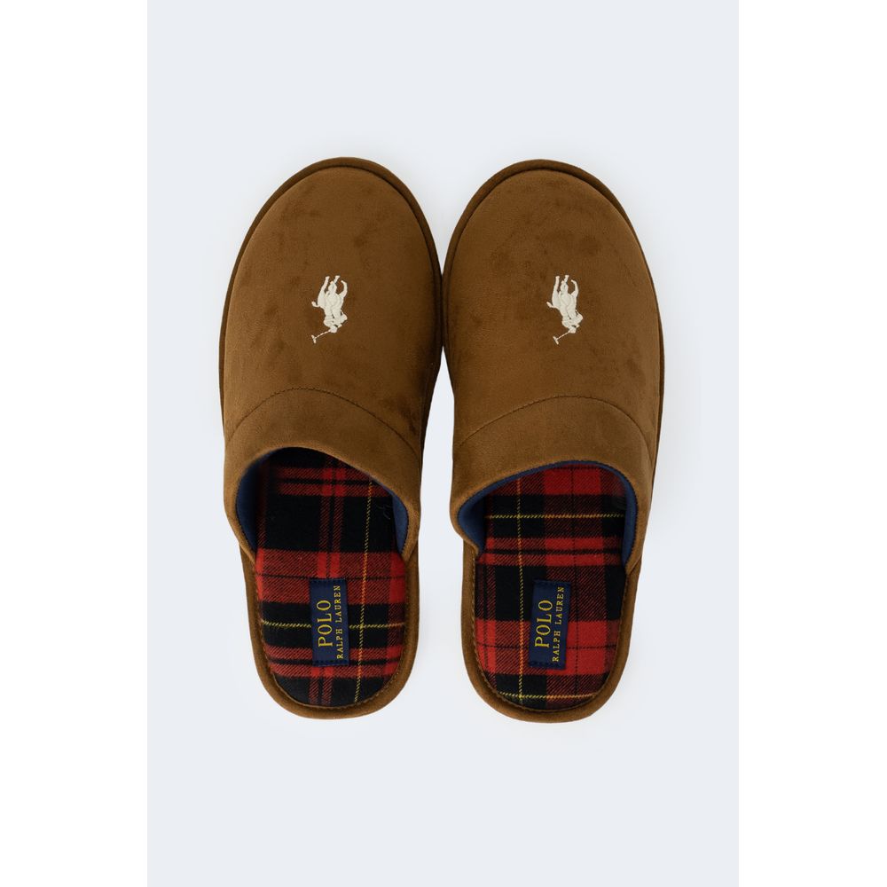 Beige Polyester Slippers
