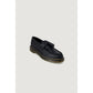 Black Leather Platform Pumps