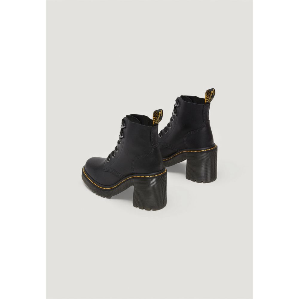 Black Leather Ankle Boots