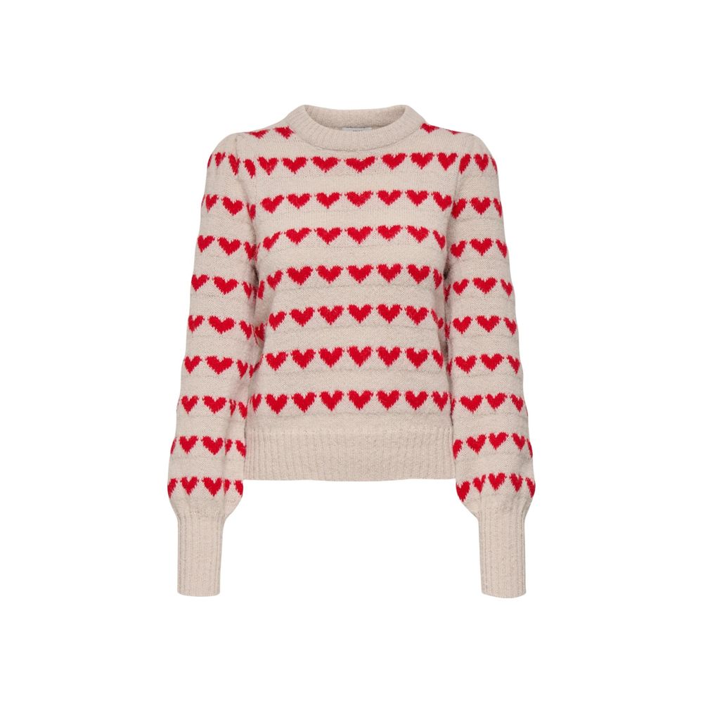Beige Polyester Sweatshirt