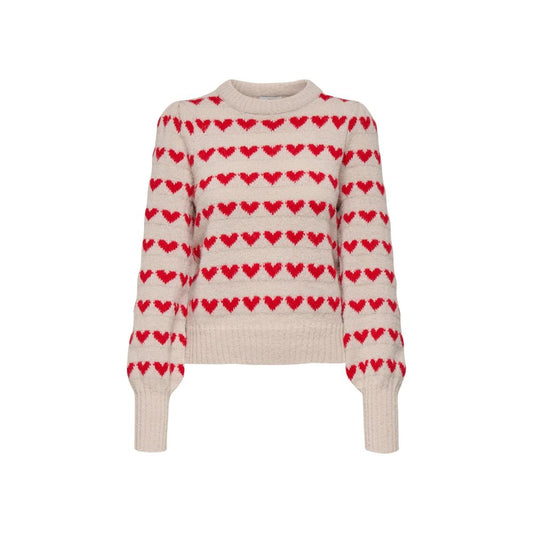 Beige Polyester Sweatshirt