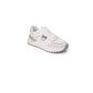 White Leather Low Top Sneakers