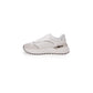 White Leather Low Top Sneakers