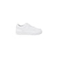 White Leather Athletic Sneakers