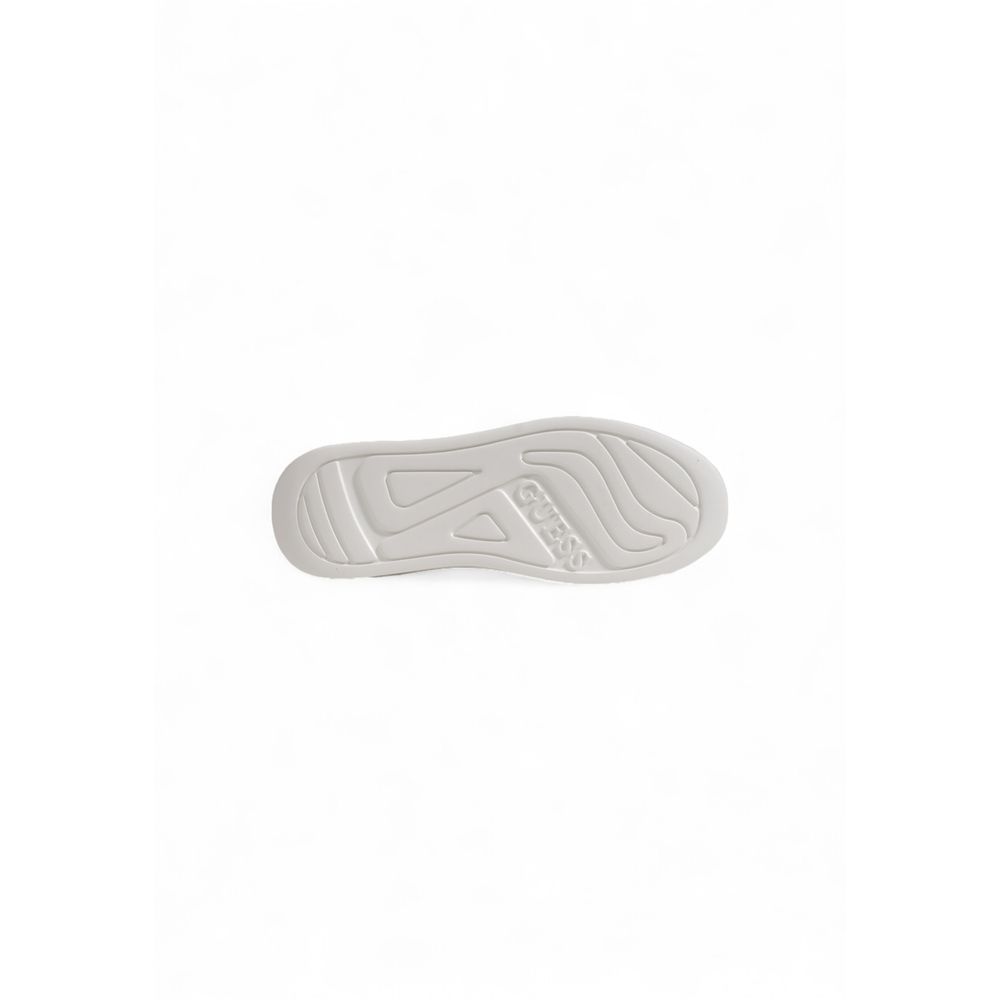 Black And White Polyethylene Low Top Sneakers