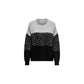 Gray Marabou Sweatshirt