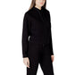 Black Viscose Hoodie