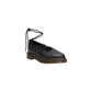 Black Leather Platform Pumps