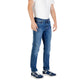 Blue Recycled Cotton Skinny Jeans