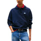 Blue Recycled Cotton Hoodie