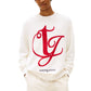 Cream Recycled Cotton Sweatshirt