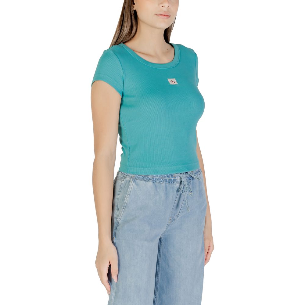 Blue Cotton T-Shirt
