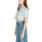 Light Blue Recycled Cotton Shortsleeve Shirt