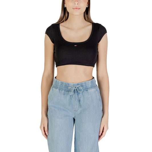 Black Cotton T-Shirt