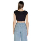 Black Cotton T-Shirt