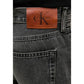 Black Cotton Relaxed Fit Jeans