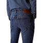 Blue Cotton Skinny Jeans