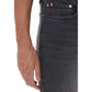 Gray Recycled Cotton Skinny Jeans