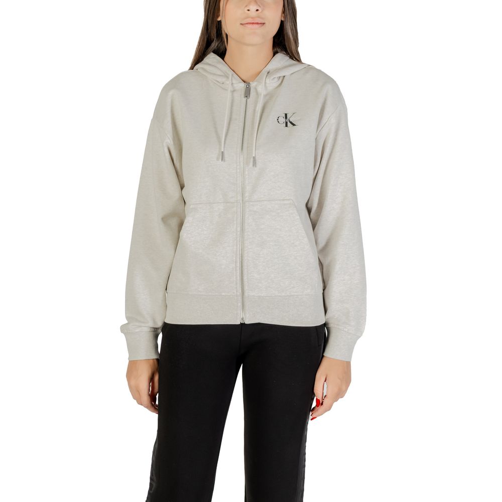 Gray Cotton Hoodie
