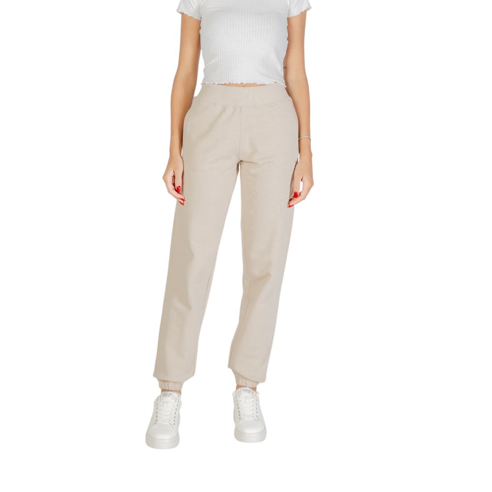 Beige Cotton Joggers (Workout Pants)